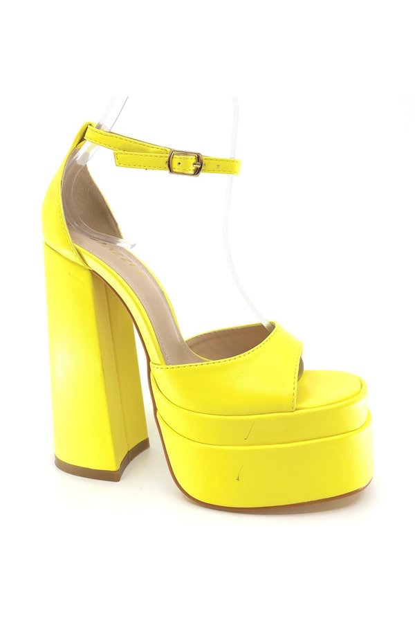 "Bumble Bee" Chunky Heel