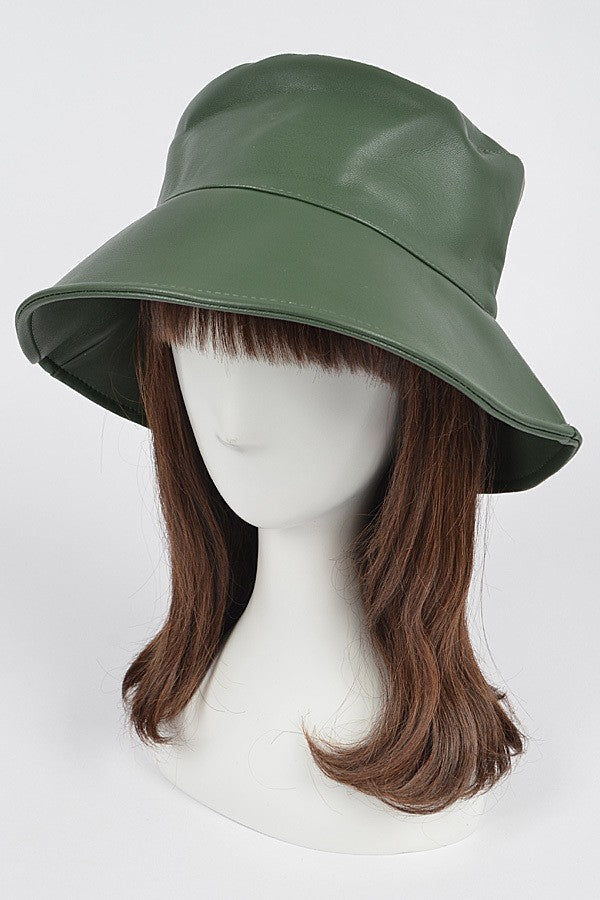 "Jump Ball" Bucket HatPU Leather bucket hat. 
One size fits allbucket hatK Monae'sK Monae's"Jump Ball" Bucket Hat