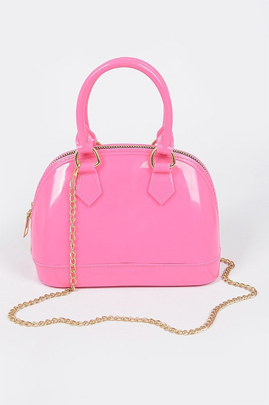 "Jus Right" HandbagThis "Jus Right" Handbag strikes the perfect balance of size and portability, making it ideal for a variety of scenarios. Its clear, see-through design is precisely HandbagsK Monae'sK Monae's"Jus