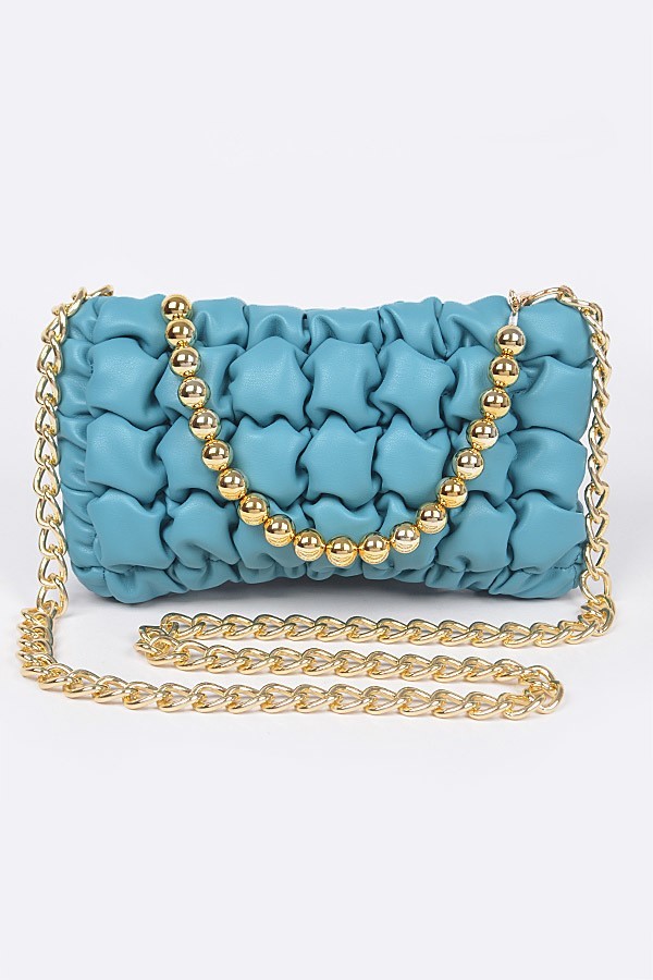 "Stormy" Gold Chain Handbag