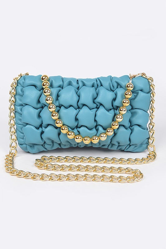 "Stormy" Gold Chain Handbag